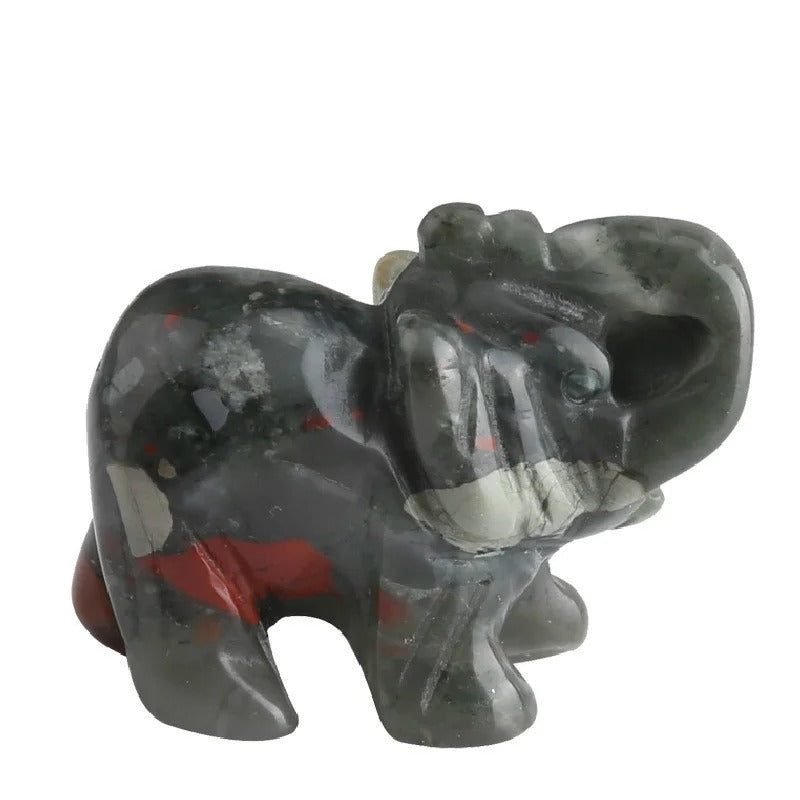 Choice Jade Lucky Elephant Feng Shui Statue Ornament
