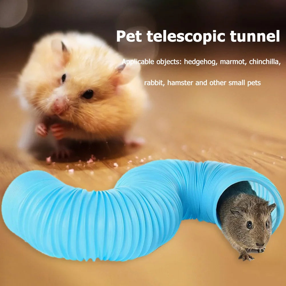 Hign-concerned Collapsible Play Tunnel for Small Animals