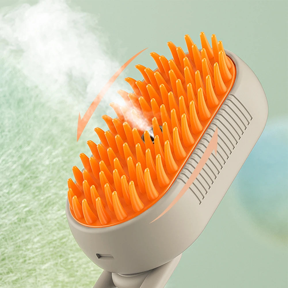 VKTECH USB Rechargeable Cat And Dog Grooming Brush Spray