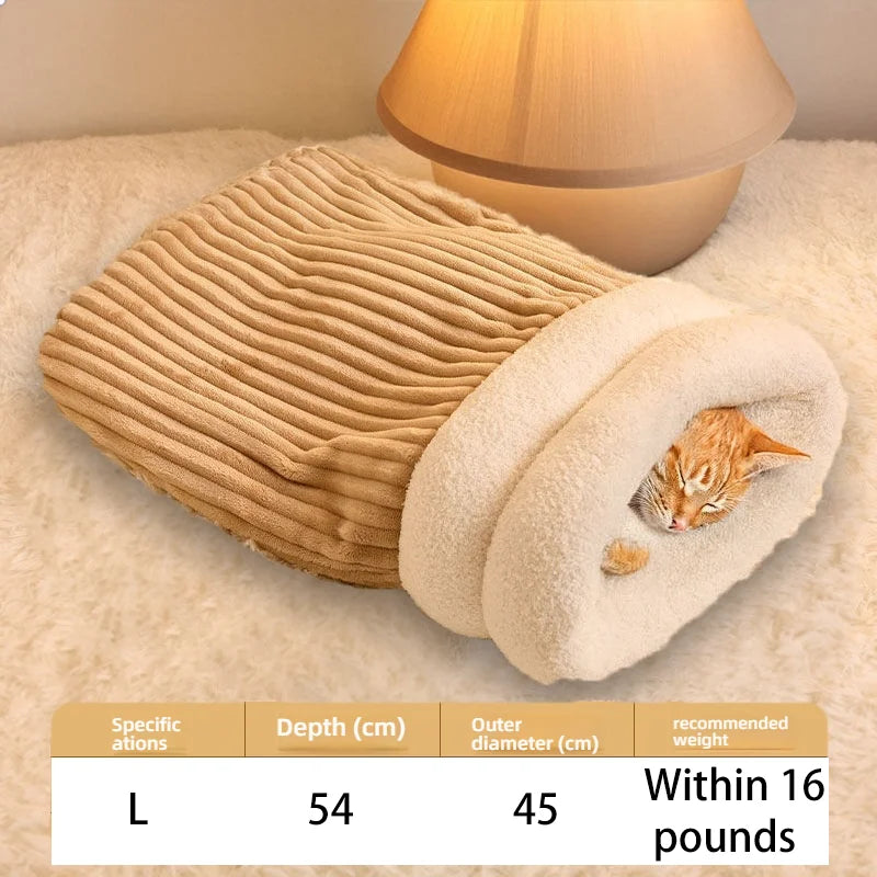 ZhejiangChoice Portable Cat Bed Cozy Travel Nest