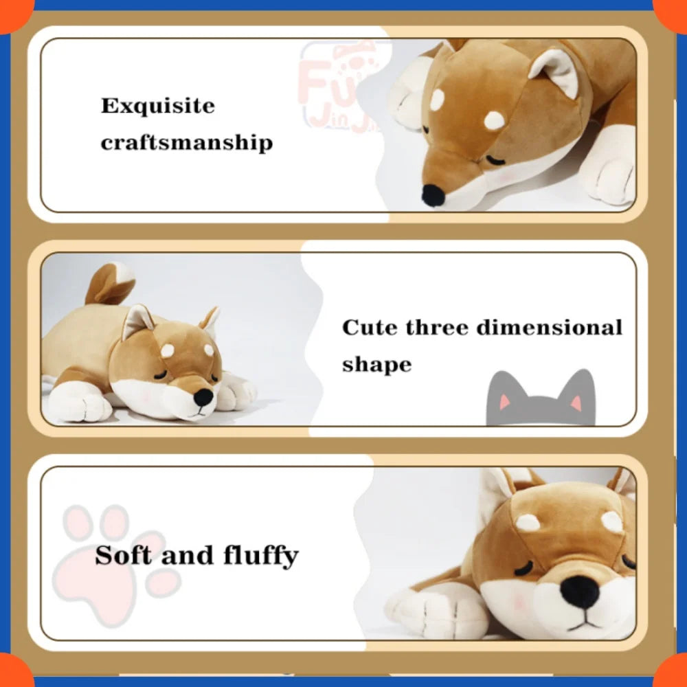 Fuled Christmas Puppy Heartbeat Plush Toys For Dog Training