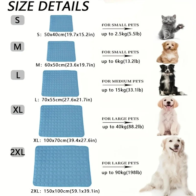 YTYINCN Dog Cooling Mat Self Cooling Pad For Pets And Dogs