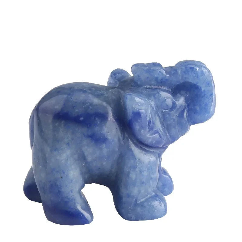 Choice Jade Lucky Elephant Feng Shui Statue Ornament