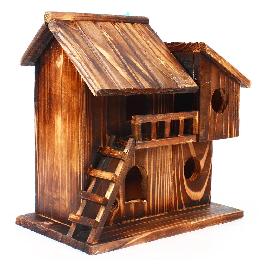 Guangdong Wooden Squirrel Nesting Box Bird Safe Nest Protector