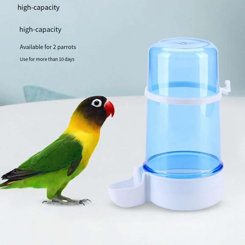 Bird Water Drinker Feeder Container Automatic Cage Bottle