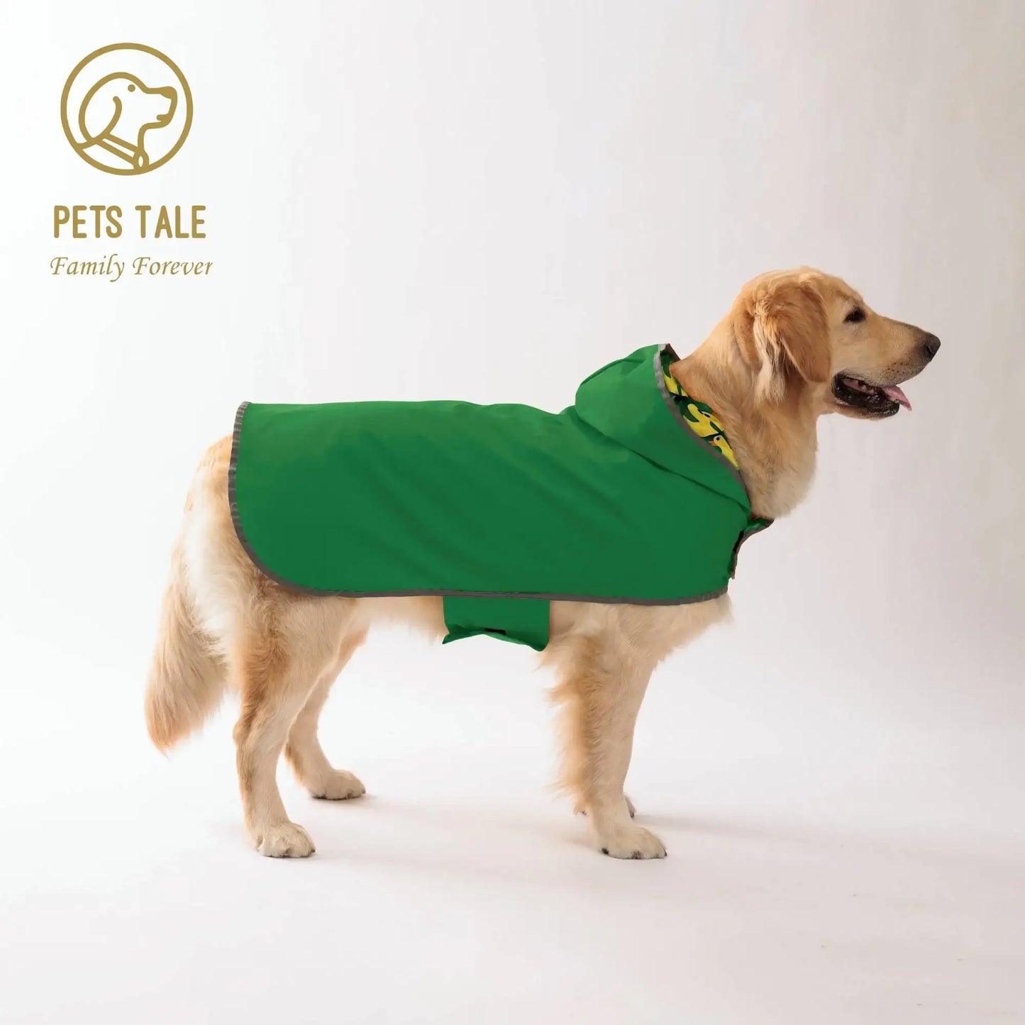 PETS TALE All Weather Dog Raincoat Waterproof Durable Coat