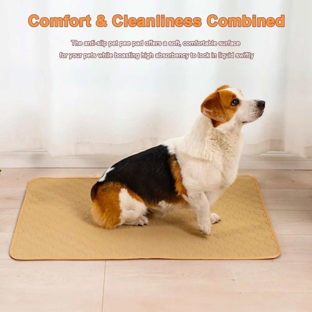 Shunmaii Puppy Training Pad Washable Urine Mat Absorbent