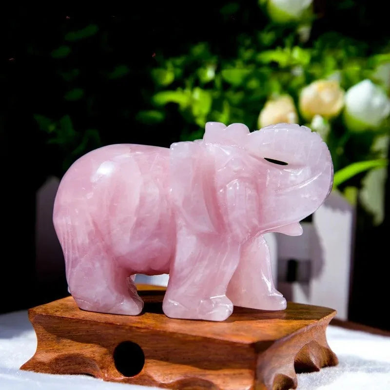 Choice Jade Lucky Elephant Feng Shui Statue Ornament
