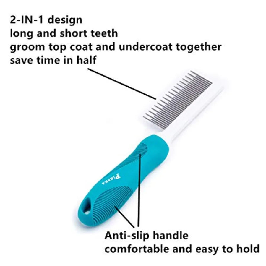 Hign-concerned Long And Short Teeth Pet Comb For Dogs Cats