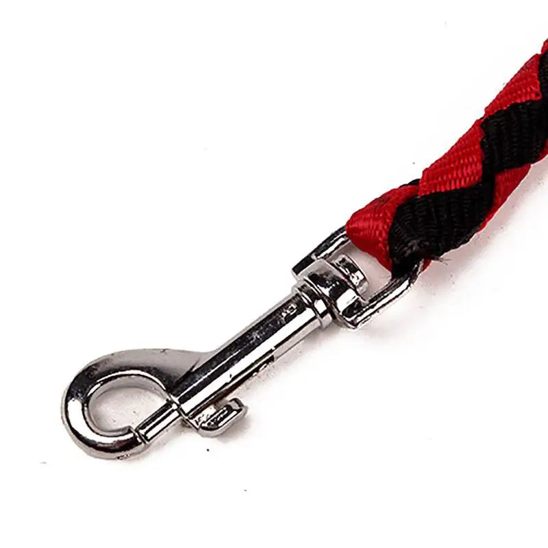 Pet Double Leash 360 Degree Rotation Knotless Pet Walking Leash With Double End Dog Walking Leash Nylon Free Safe Traction Ropes