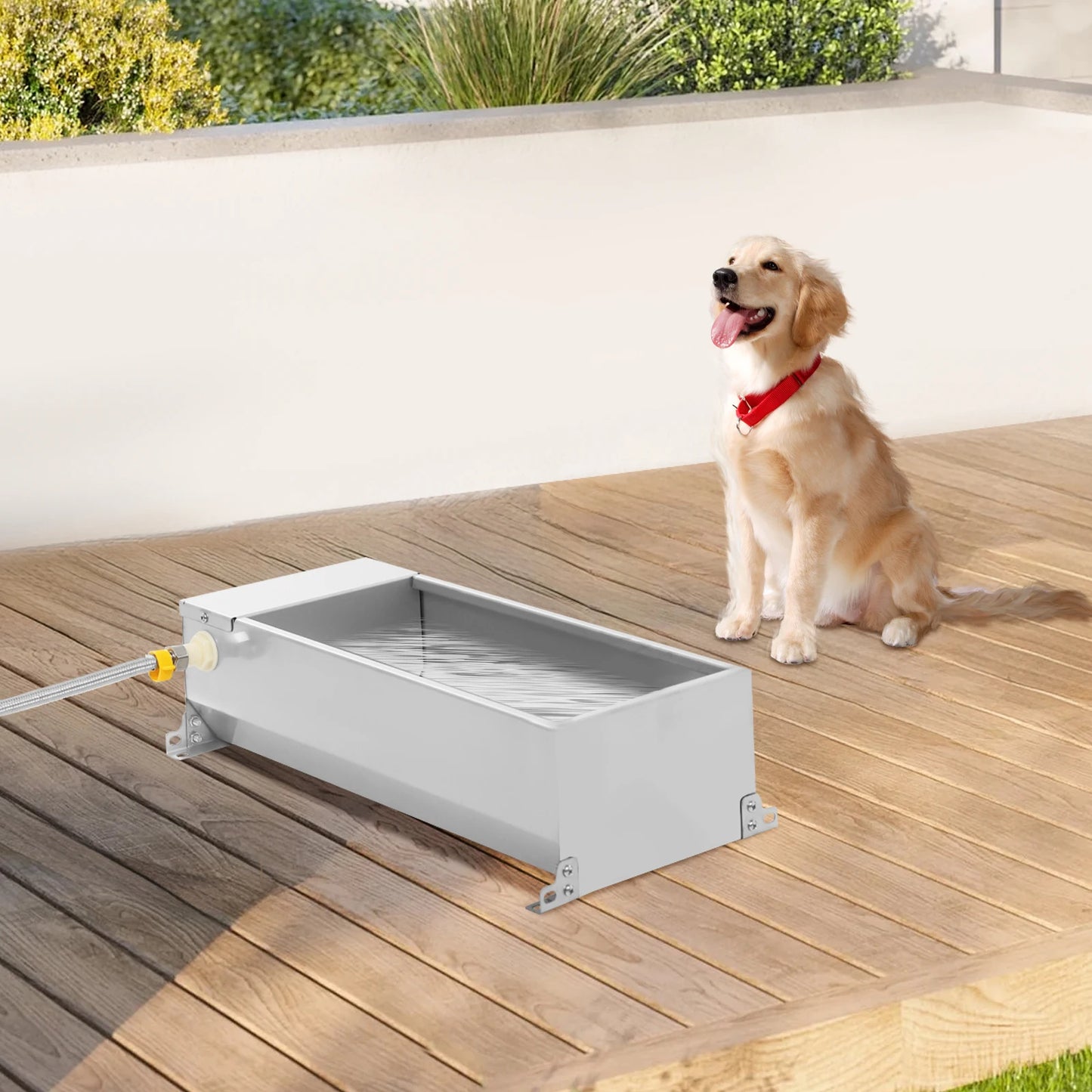 Automatic Livestock Water Tank Large Capacity Self Filling Dog Waterer Animal Drinking Bowl with Float Valve