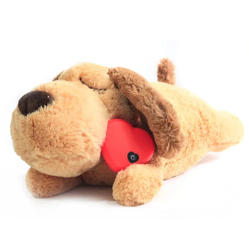 Heartbeat Puppy Plush Toy Comforting Snuggle Sleep Aid