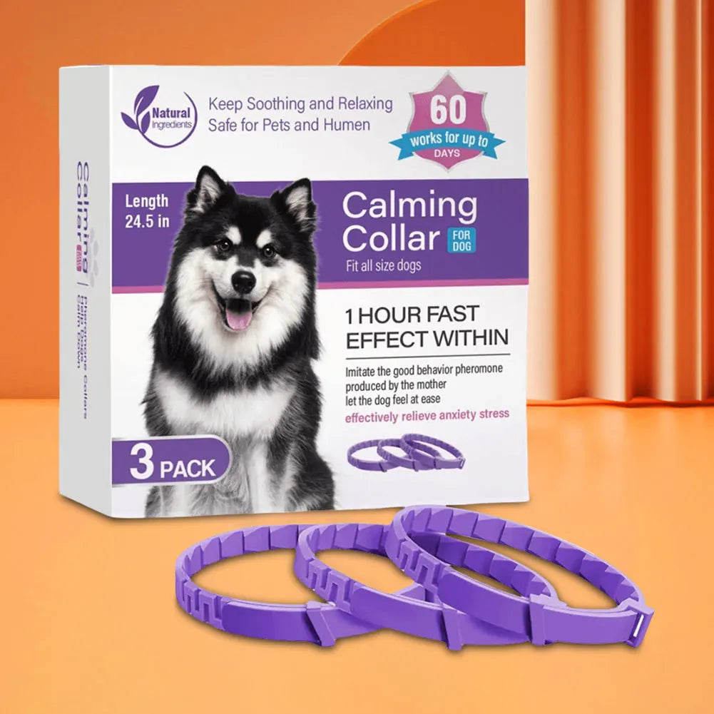 Winnereco Pet Calming Collar Stress And Anxiety Relief