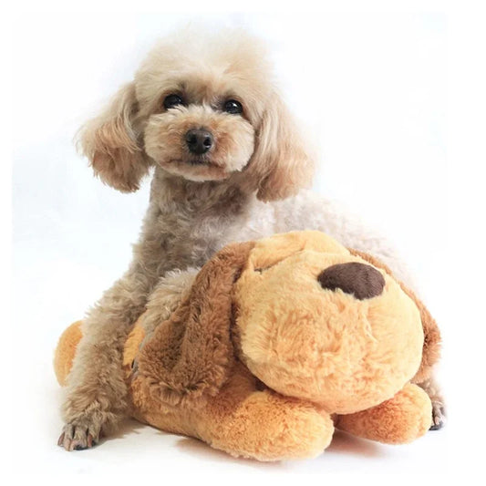 Heartbeat Puppy Plush Toy Comforting Snuggle Sleep Aid