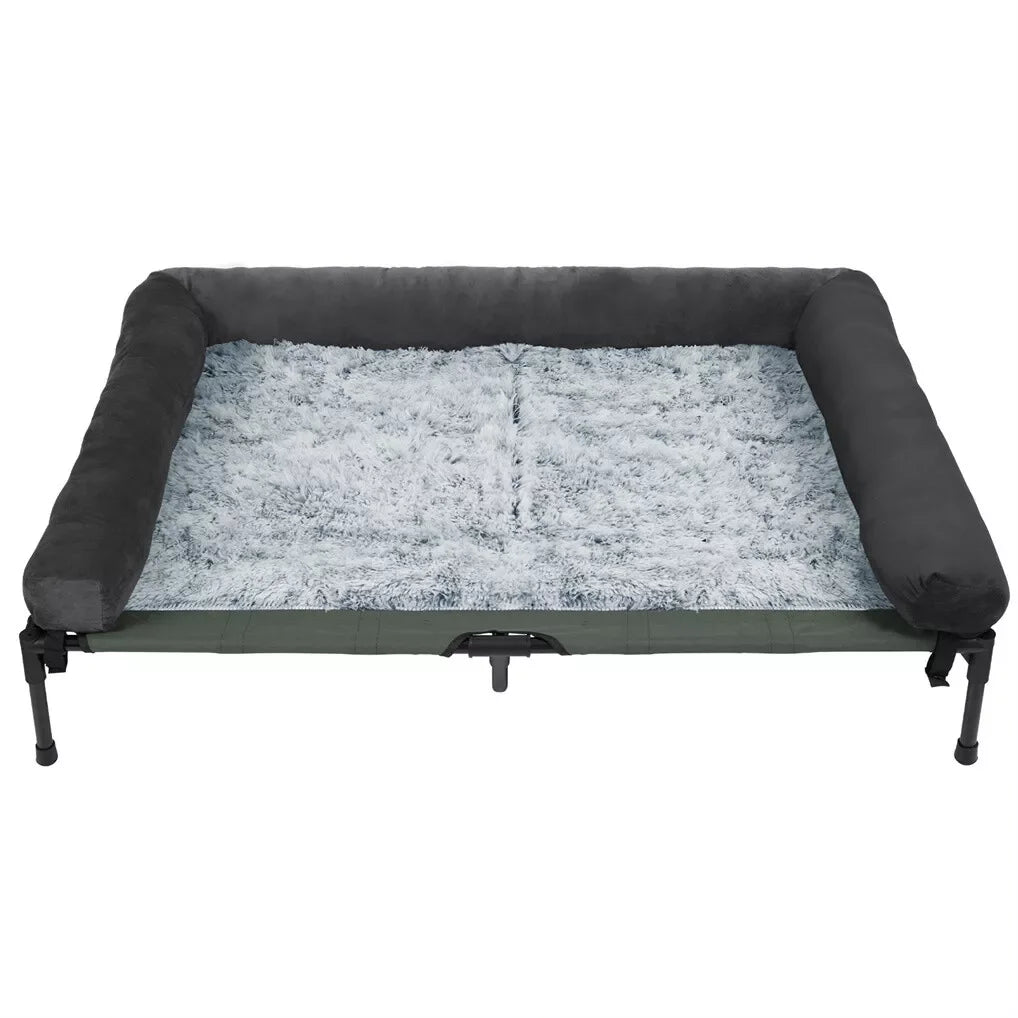 BINGOPAW Outdoor Elevated Dog Bed Cooling Lounger Mesh
