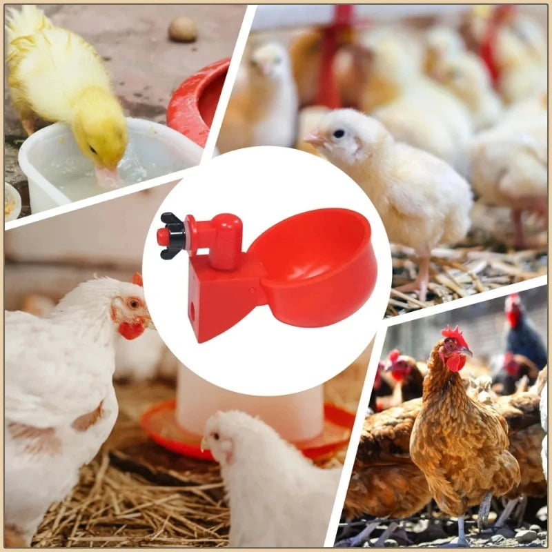 Free shipping Poultry Water Dispenser Chicken Goose Automatic Drinker Plastic Water Feeder Quail Drinker Farm Yard Accessories