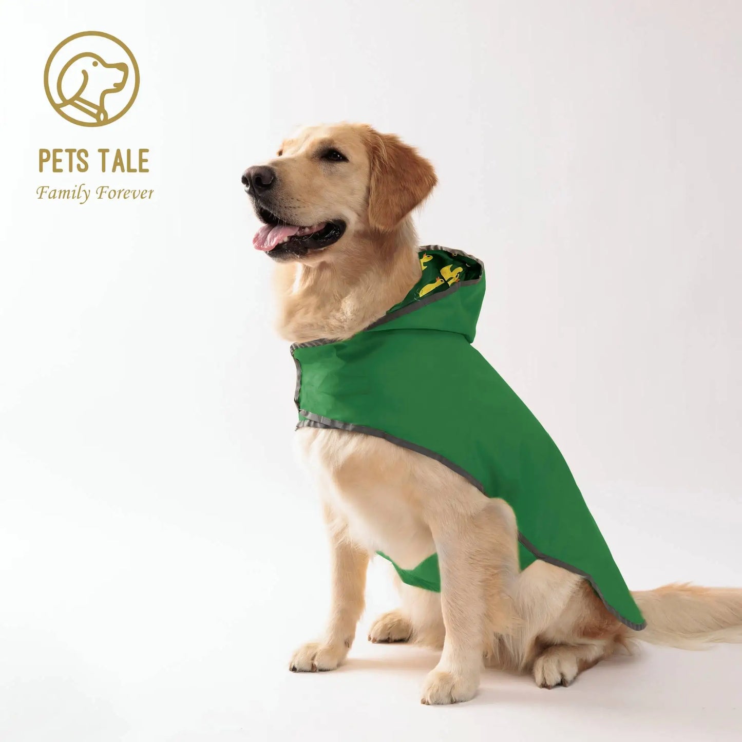 PETS TALE All Weather Dog Raincoat Waterproof Durable Coat