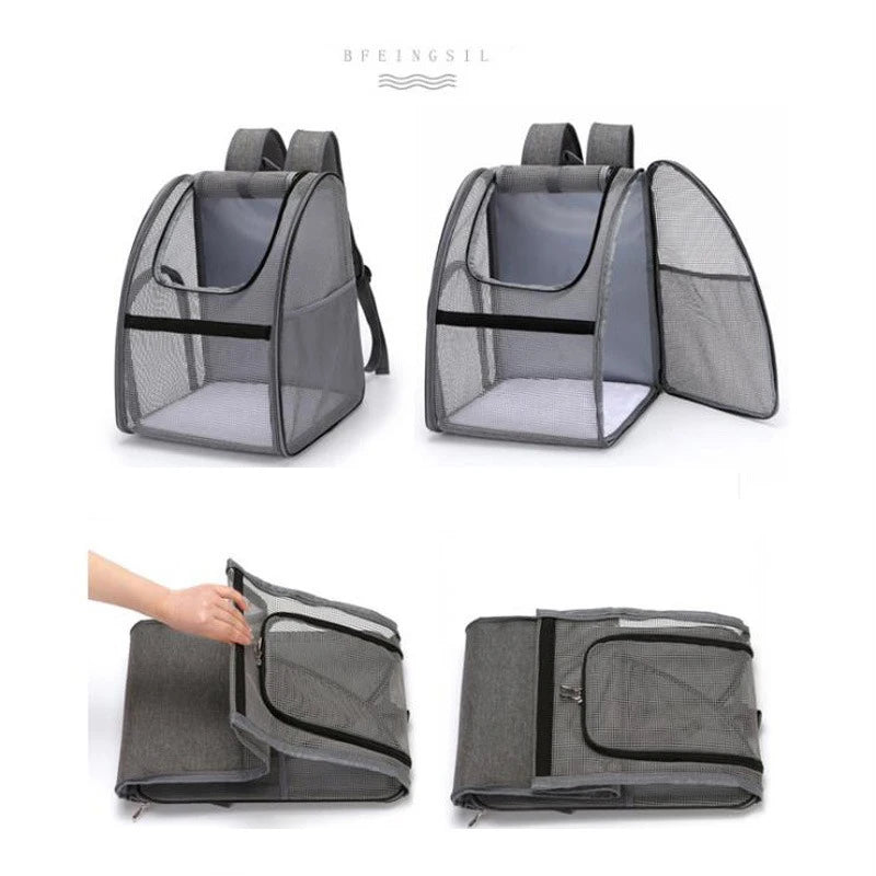 Transparent Pet Backpack Carrier For Dogs And Cats Travel