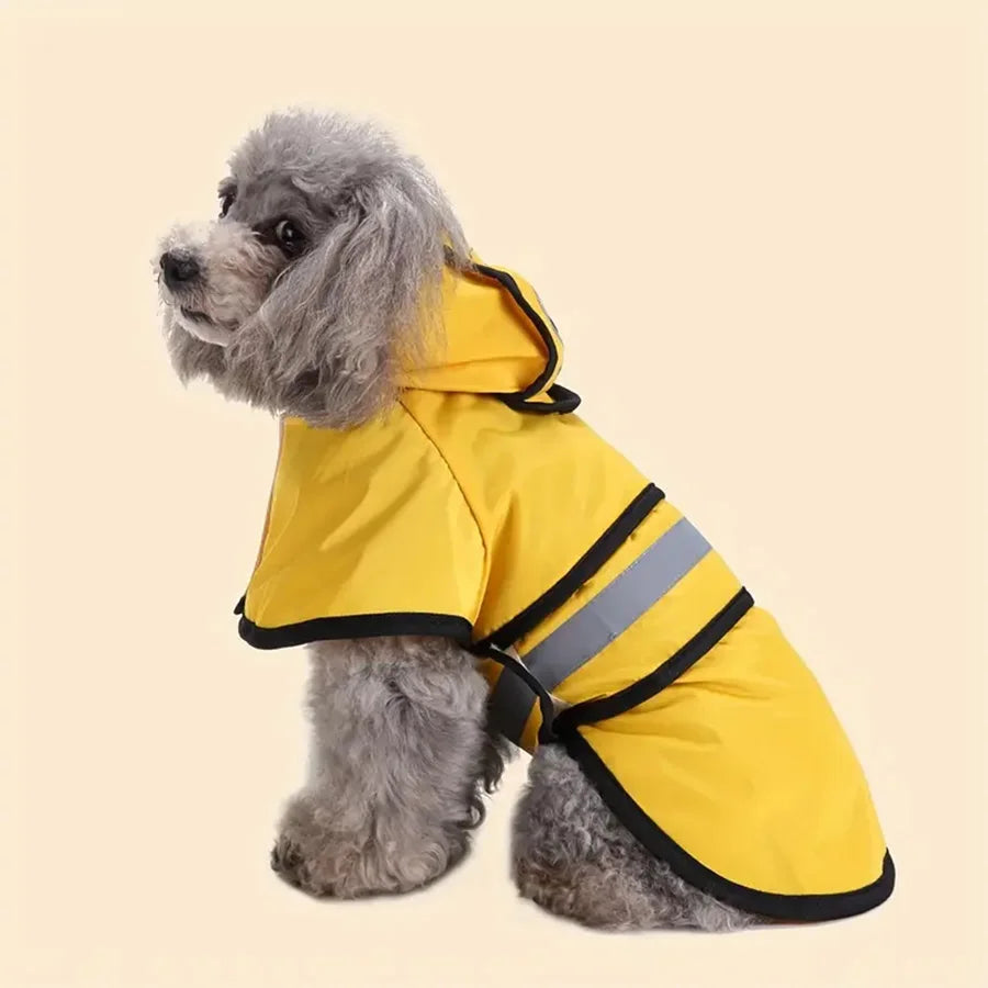 High-concerned Adjustable Waterproof Windproof Dog Raincoat