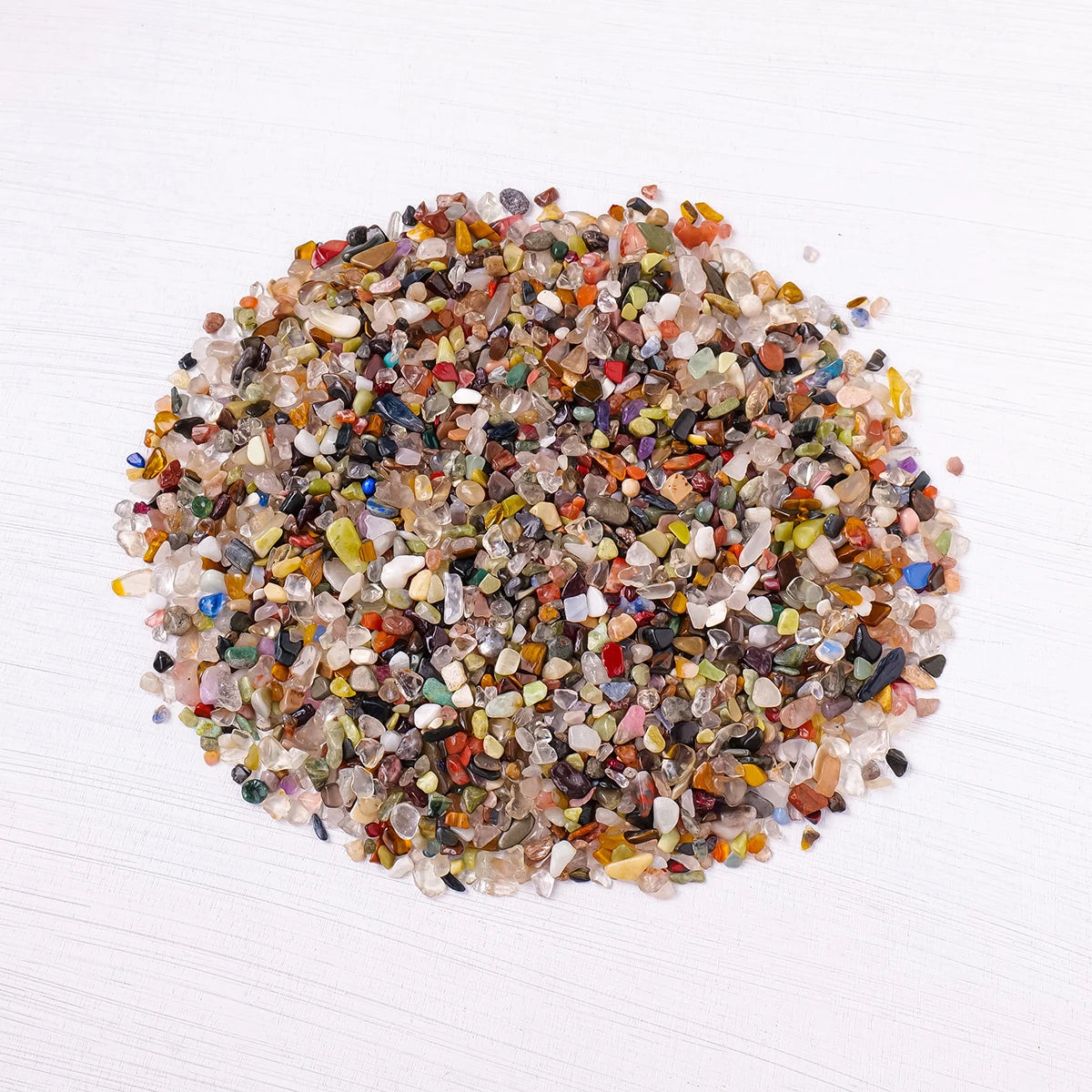 Runyangshi Natural Stones Mixed Crystal Gravel For Aquarium Decoration