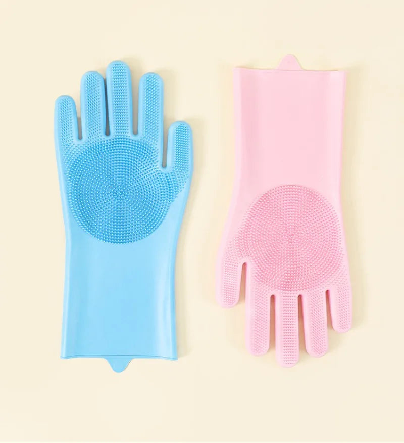 Pet Bath Gloves Thickened Bite Proof Dog Cat Grooming Cleaning Brush Accessories