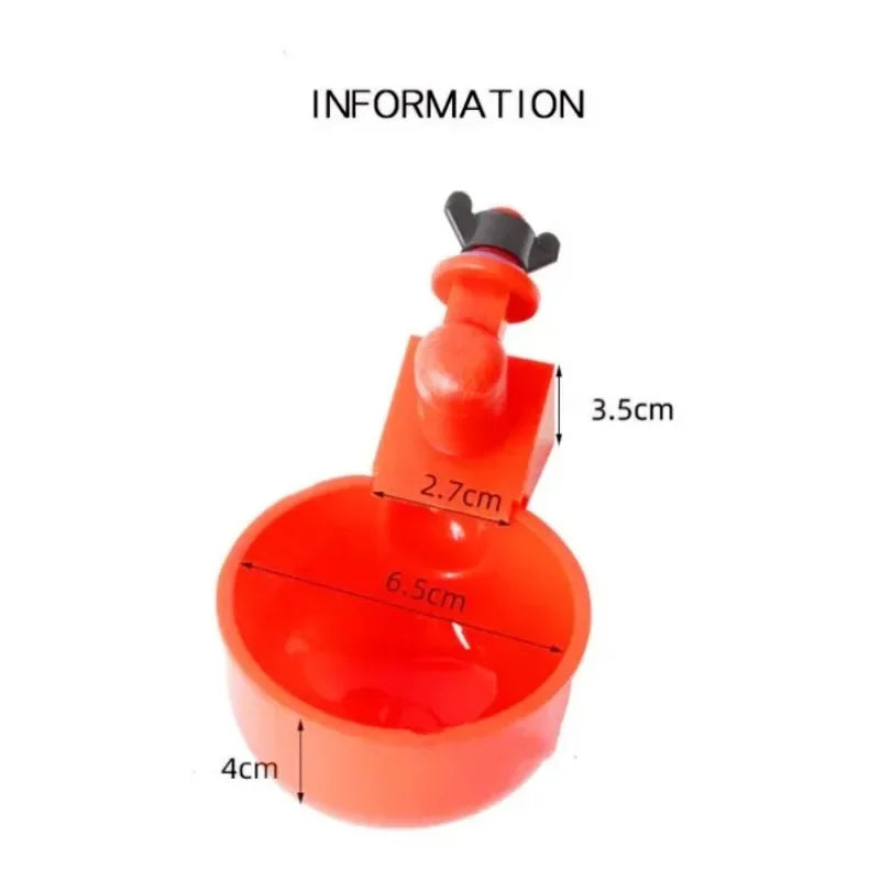 Free shipping Poultry Water Dispenser Chicken Goose Automatic Drinker Plastic Water Feeder Quail Drinker Farm Yard Accessories