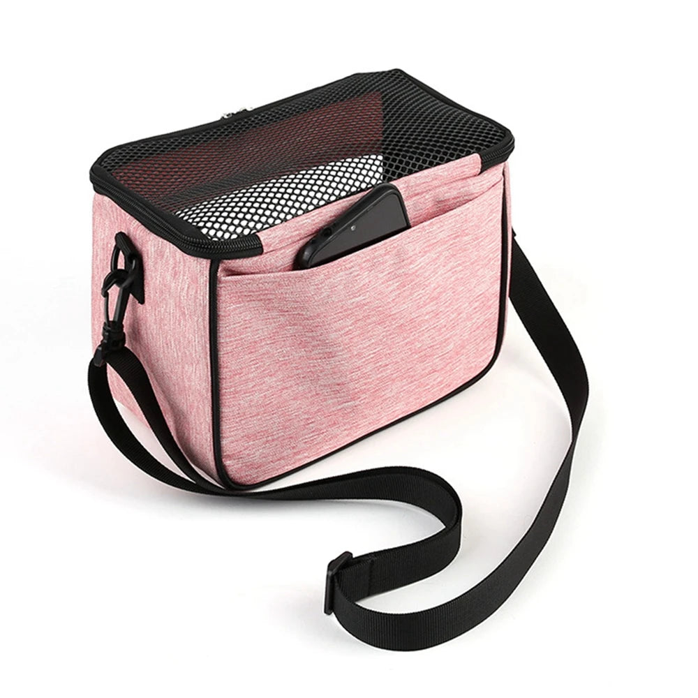 Small Animal Carrier Backpack for Small Pets Breathable Portable Travel Bag Windproof One Shoulder Bag