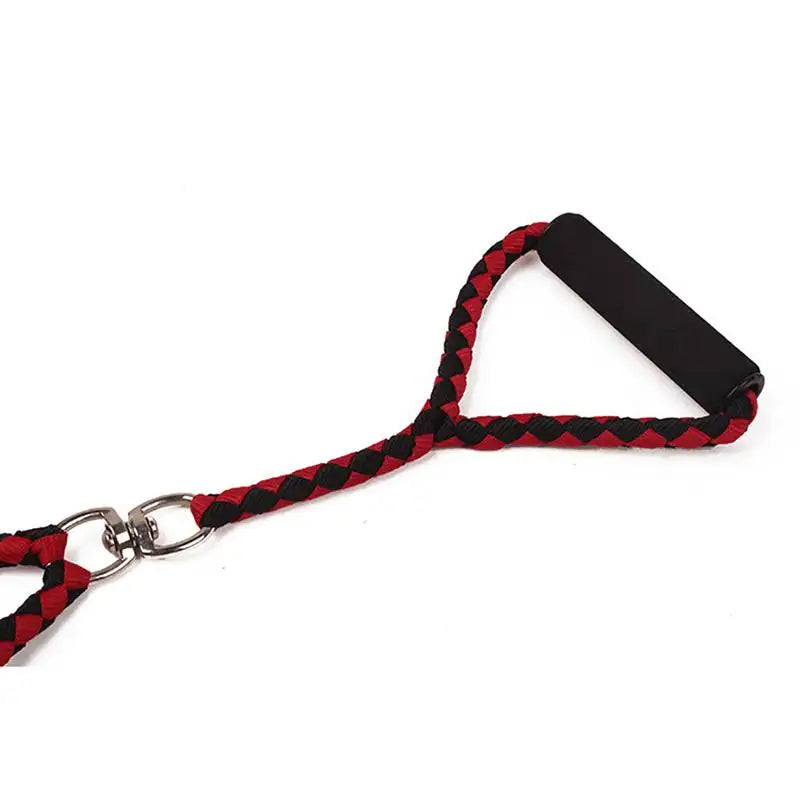 Pet Double Leash 360 Degree Rotation Knotless Pet Walking Leash With Double End Dog Walking Leash Nylon Free Safe Traction Ropes