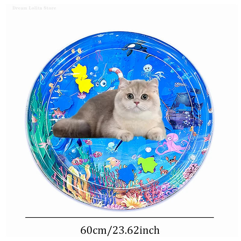 Thickened Inflatable Pet Water Bed Cushion Water Sensory Play Mat Puppy Cats Pet Kennel Top Quality Cool Cold Mat Pet Supplies