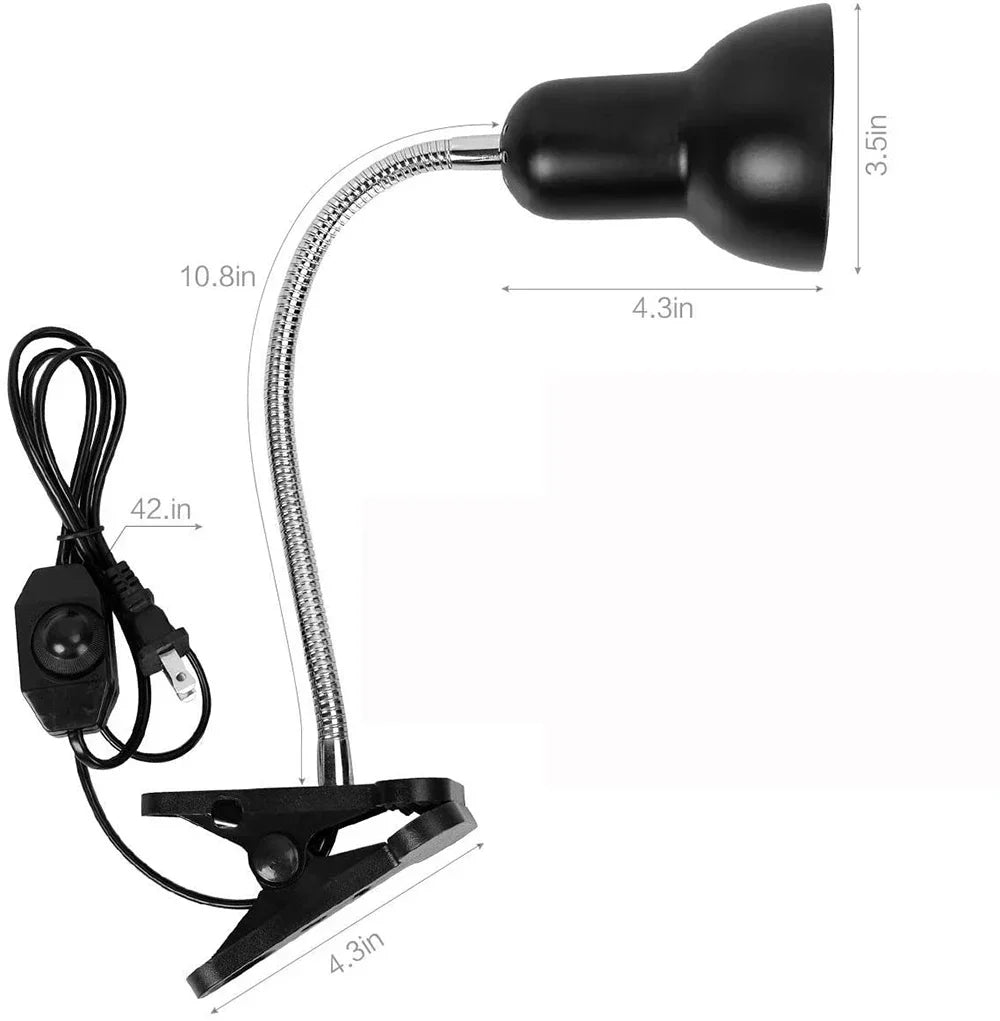 Choice E27 Reptile Heating Lamp Basking Lamp Stand Plus