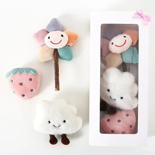 Interactive Cat Toy Catnip Polygonum Stick Bell Plush Gift