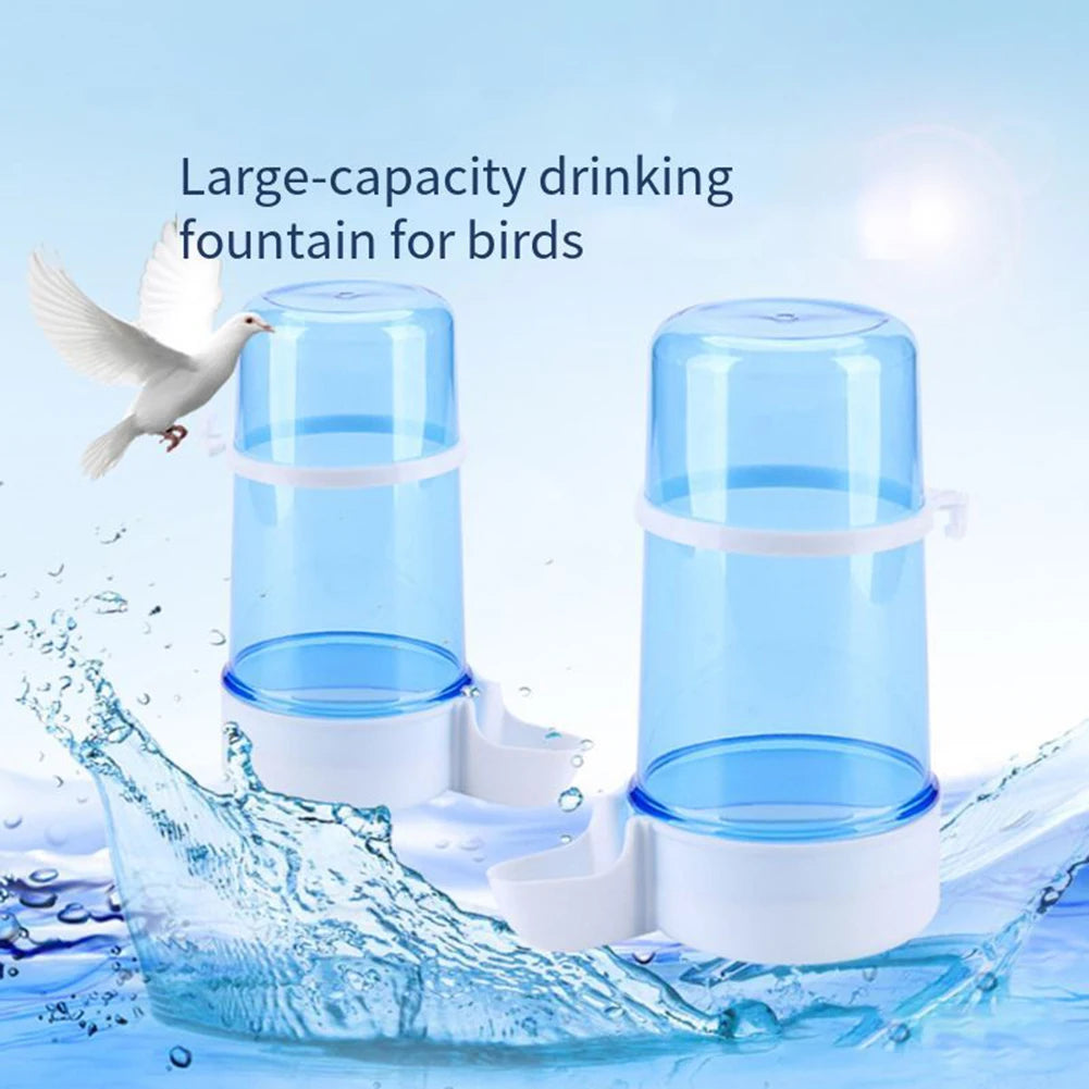 Bird Water Drinker Feeder Container Automatic Cage Bottle