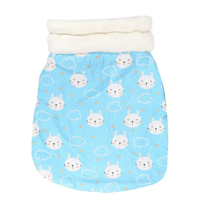 Cat Sleeping Bag Nest Winter Warmth Semi Enclosed Bed