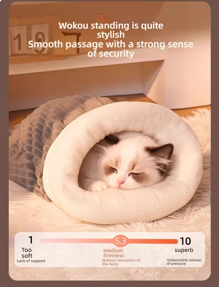 ZhejiangChoice Portable Cat Bed Cozy Travel Nest