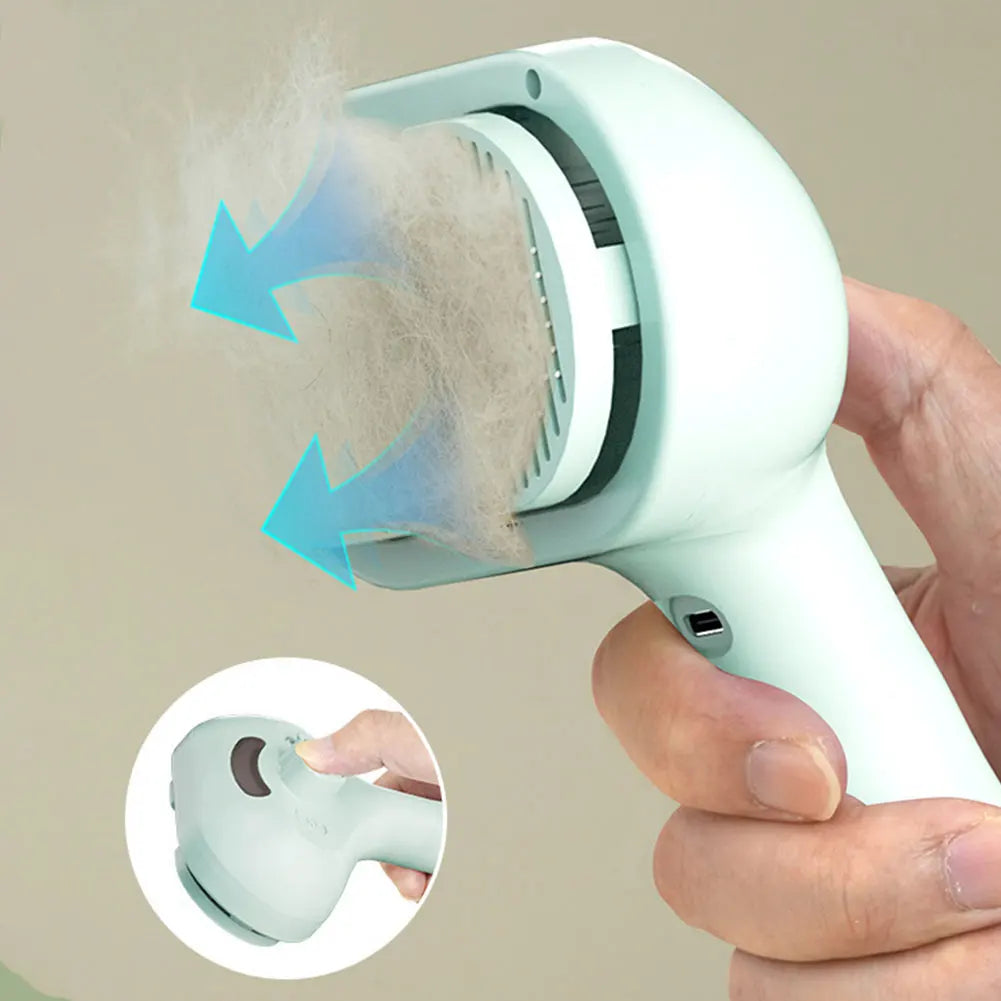 Shunmaii 3 In 1 Cat Steam Brush Grooming And Hair Cleaning