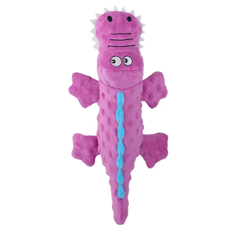 Choice Plush Crocodile Dog Toy Interactive Chew With Sound