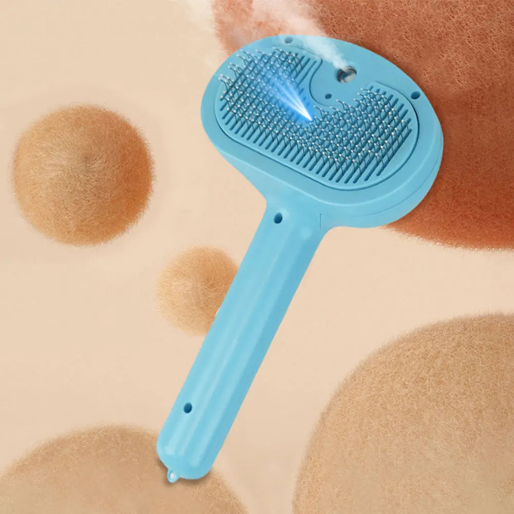 Cat Steam Brush Hair Remover Brush Multi-Function Cat Grooming Brush Cat Shedding Comb Dematting Comb Pet Supplies