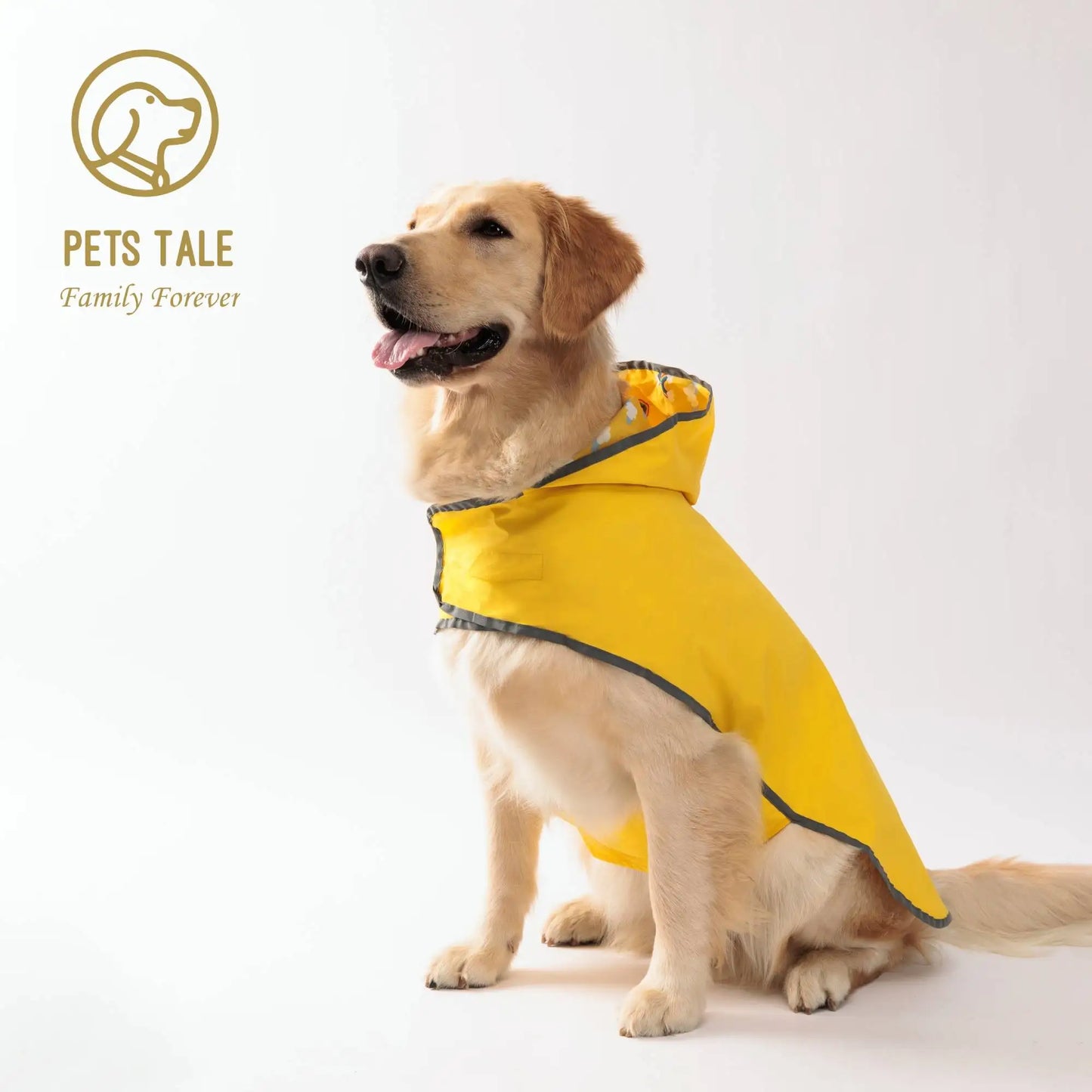 PETS TALE All Weather Dog Raincoat Waterproof Durable Coat