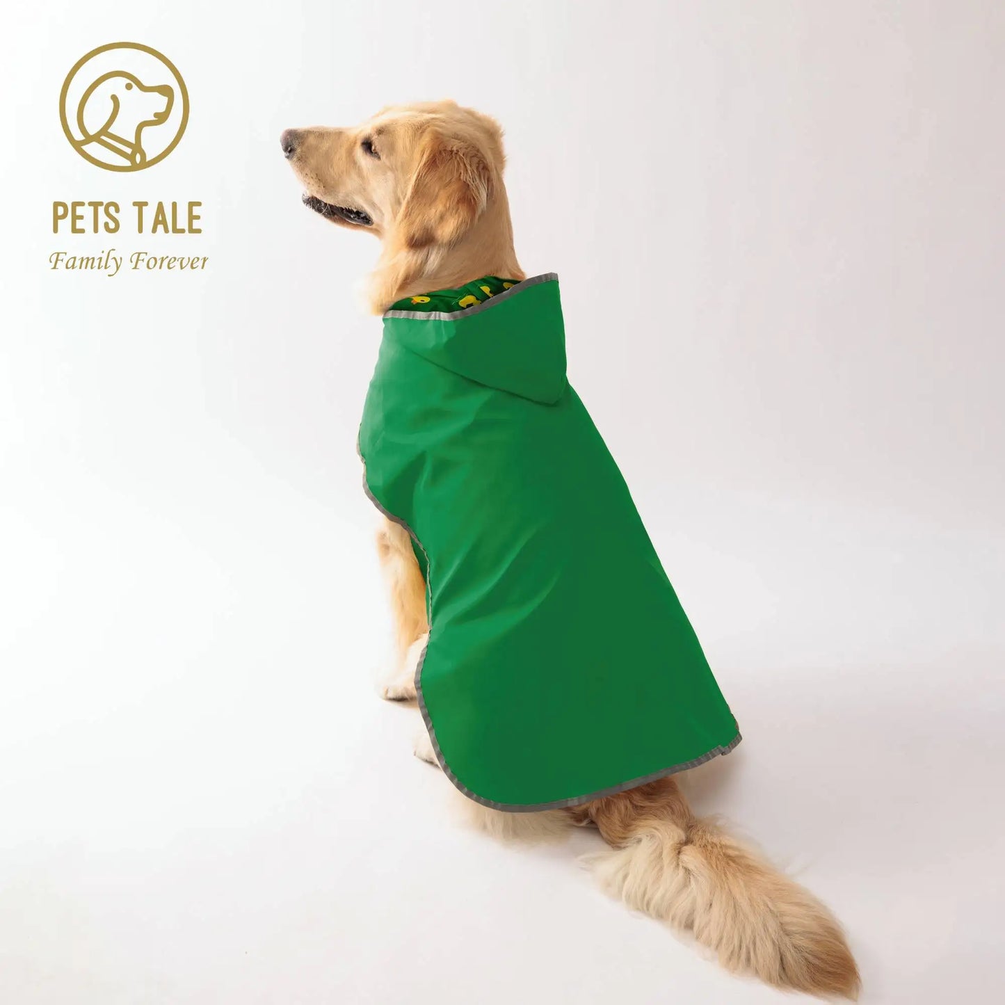 PETS TALE All Weather Dog Raincoat Waterproof Durable Coat