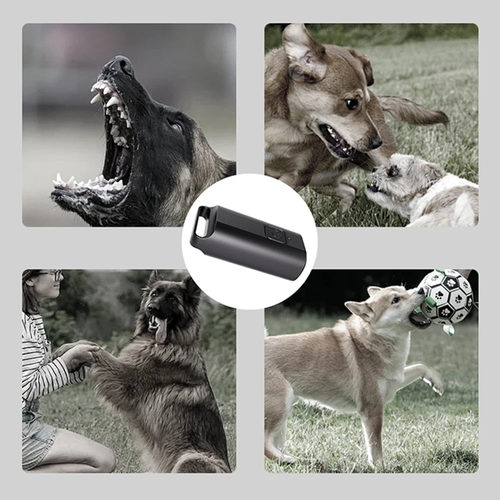 APWIKOGER Ultrasonic Dog Bark Deterrent Device Long Range Rechargeable
