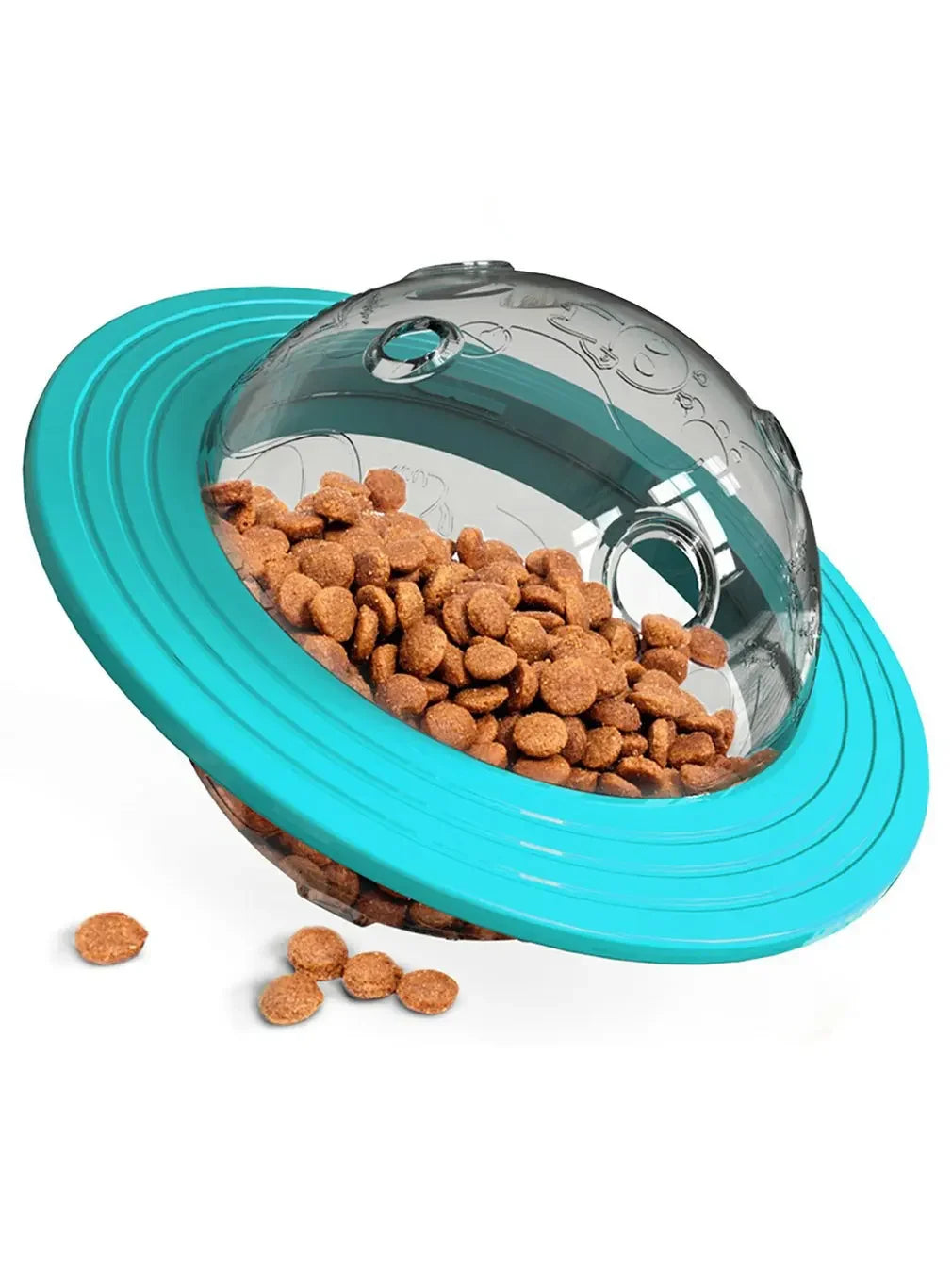 Flying Saucer Dog Toy Slow Feeder Puzzle Ball Training