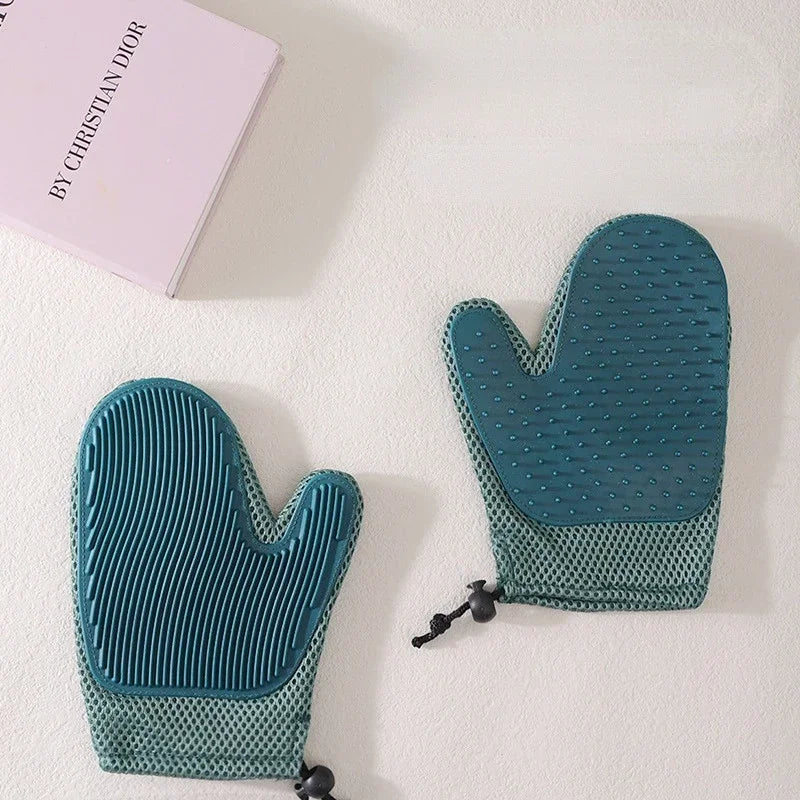 Pet Glove Cat Grooming Glove Hair Deshedding Brush Remover Dog Comb for Bath Clean and Massage