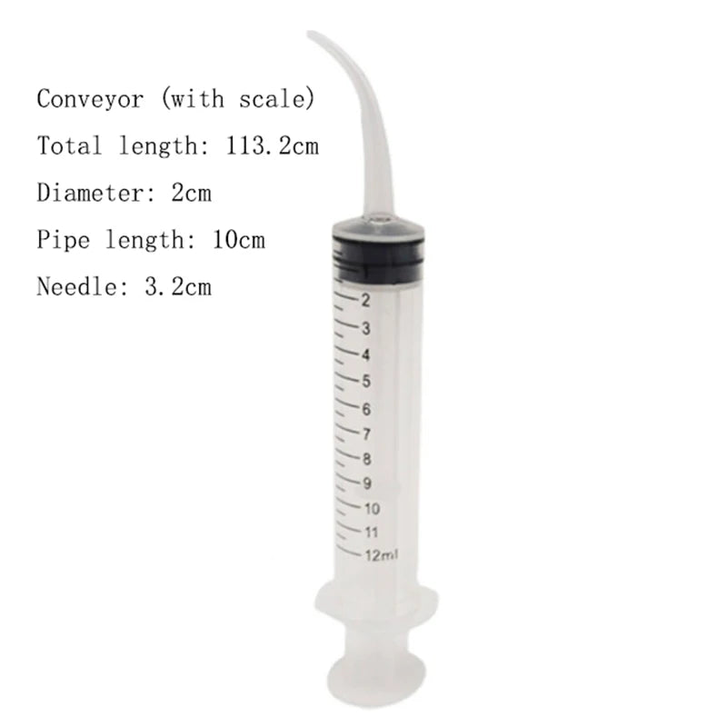 Choice Pet Feeding Syringe Curved Mouth For Small Animals Liquid