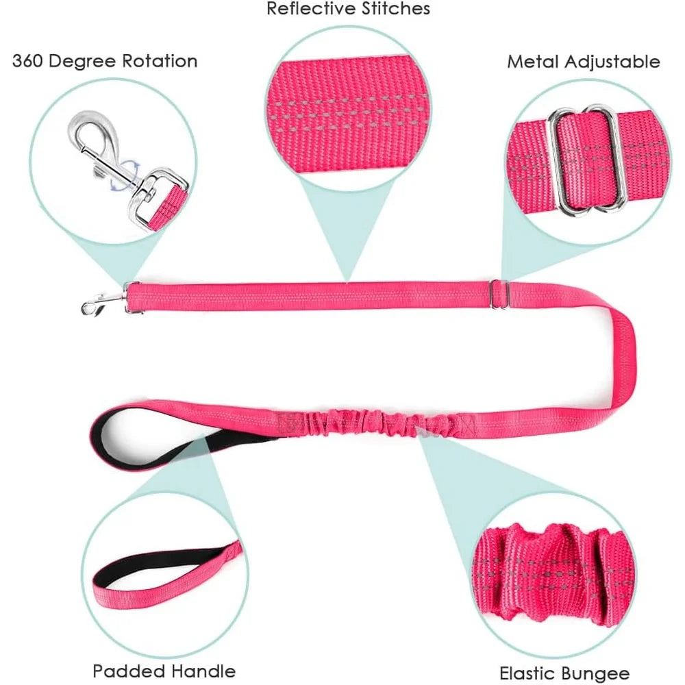 Soft Padded Dog Harness Leash Set Adjustable Reflective Vest Small Dogs Quick Fit Neck Chest Safe Walking 4ft Leash