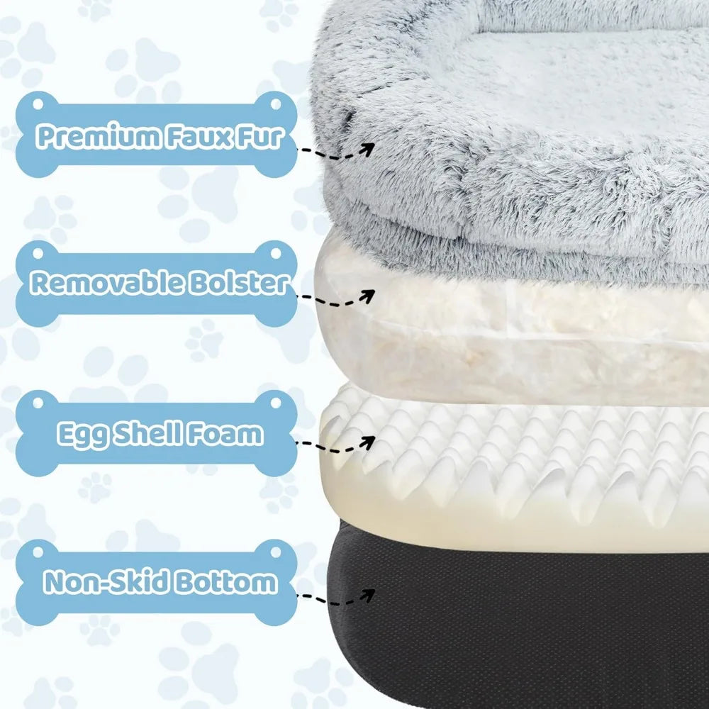 Orthopedic Dog Bed With Removable Cover