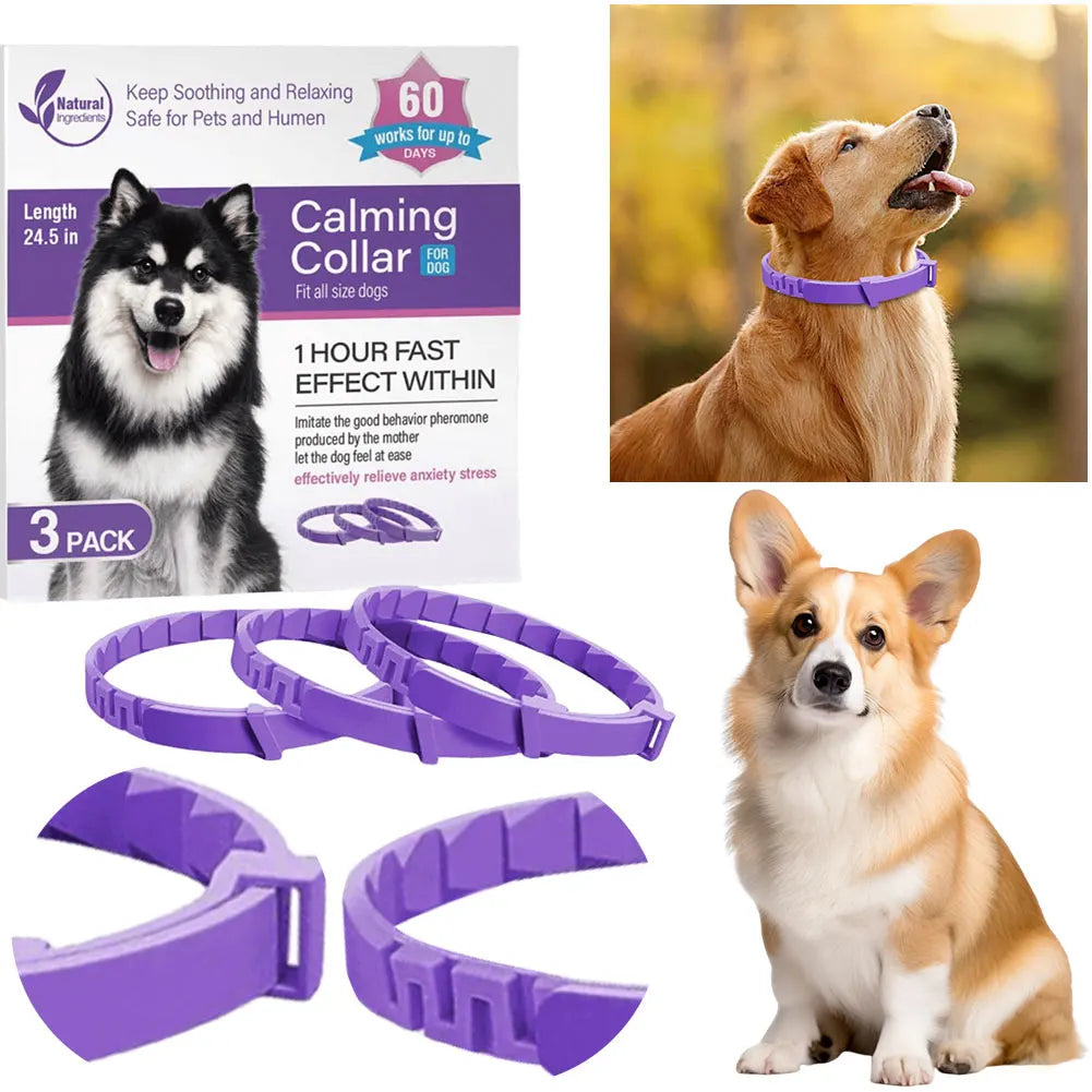 Winnereco Pet Calming Collar Stress And Anxiety Relief