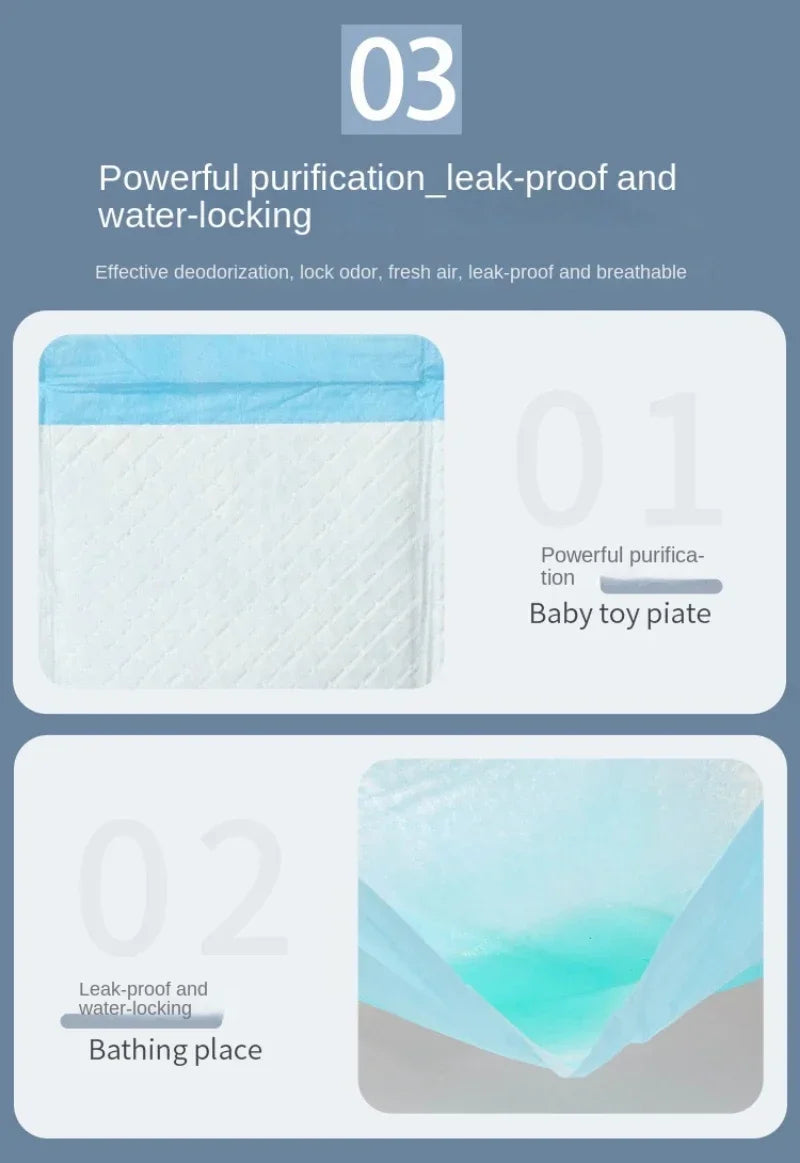 Absorbent Disposable Puppy Training Pee Pads Quick Dry