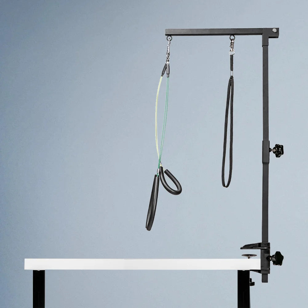 ANENGCN Dog Shower Stand With Restraint Rope Foldable Grooming Desk