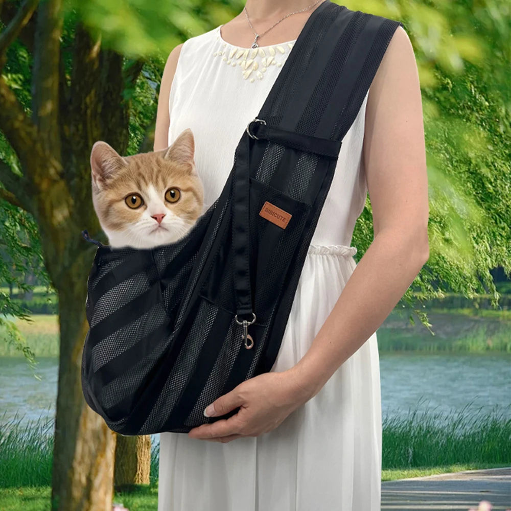 Piang Gouer Breathable Pet Shoulder Crossbody Carrier Bag