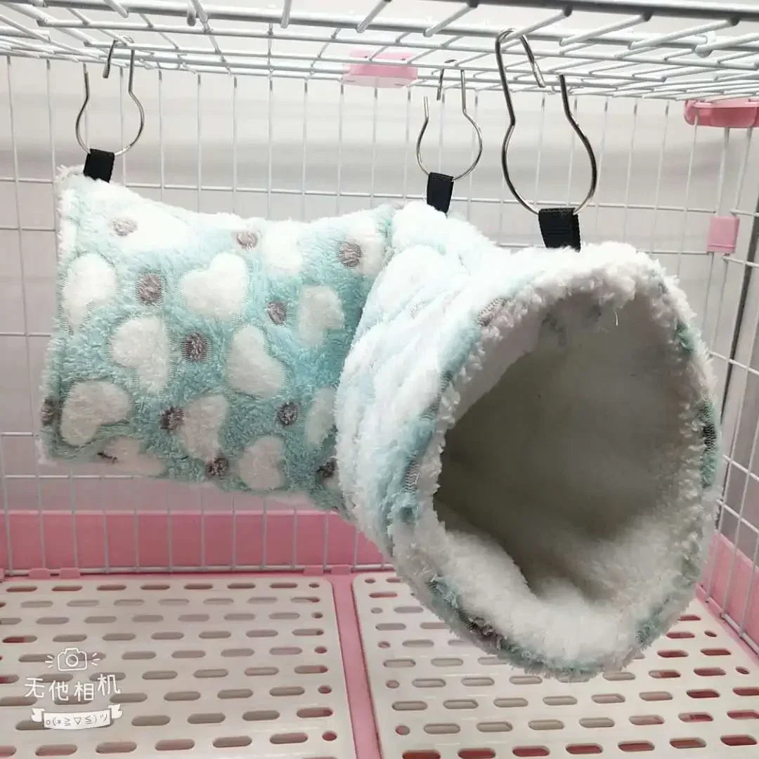 Ultra Soft Plush Pet Tunnel Nest Hamster Sugar Glider